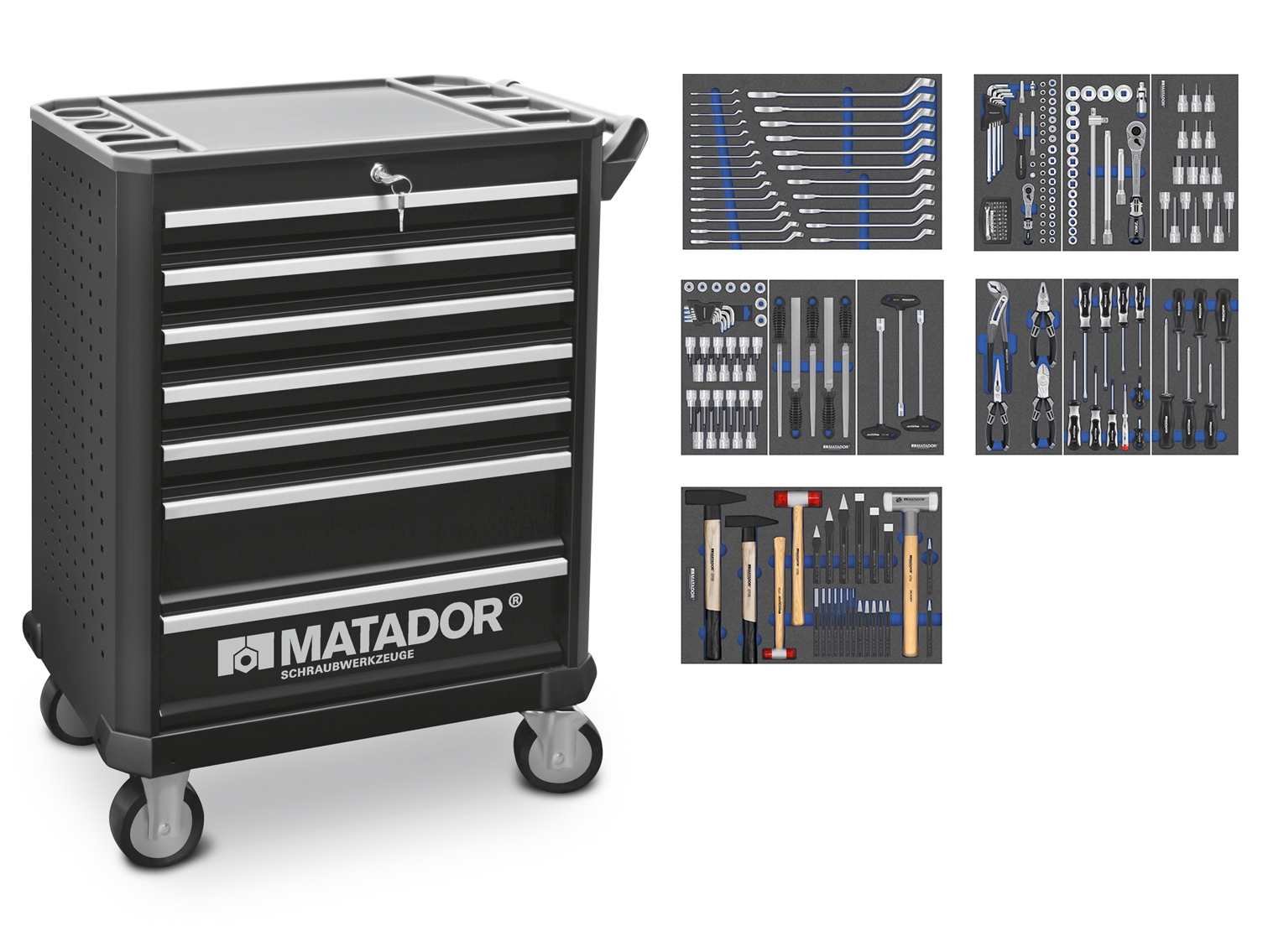 RATIO INDUSTRIAL 242-tlg. MATADOR 81639570