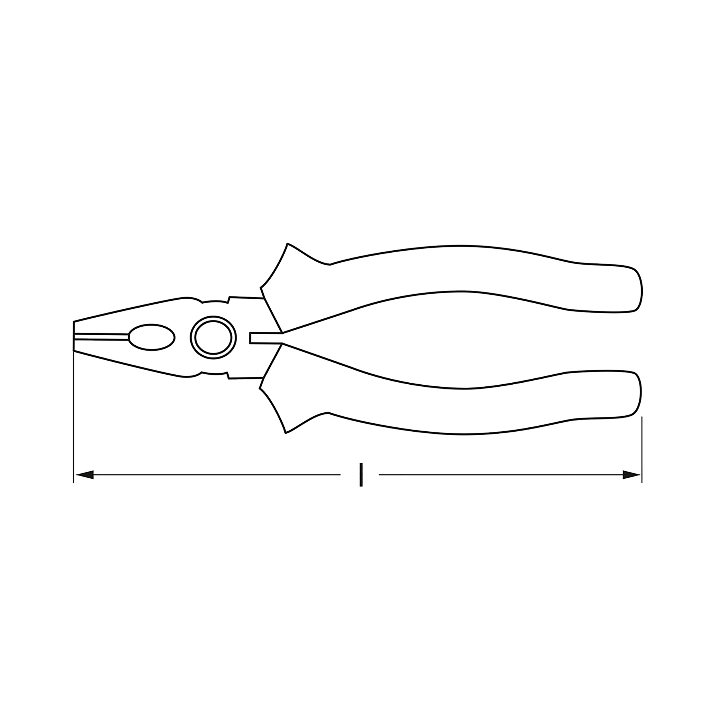 Kraft-Kombizange, DIN ISO 5746, 180 mm (7"), MATADOR Art.-Code: 05000180