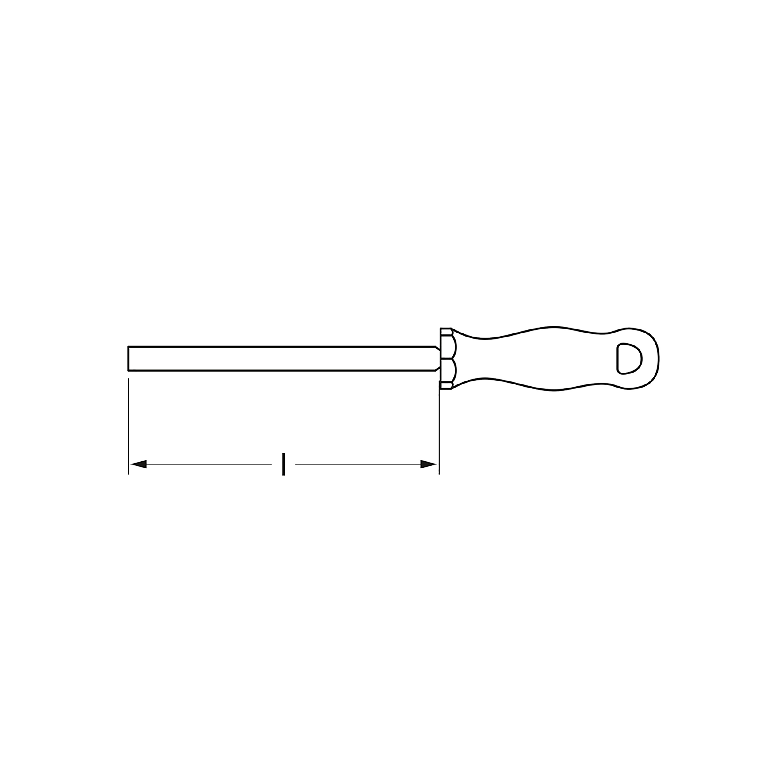 Werkstattfeile, halbrund, 200 mm (8"), MATADOR Art.-Code: 07750014