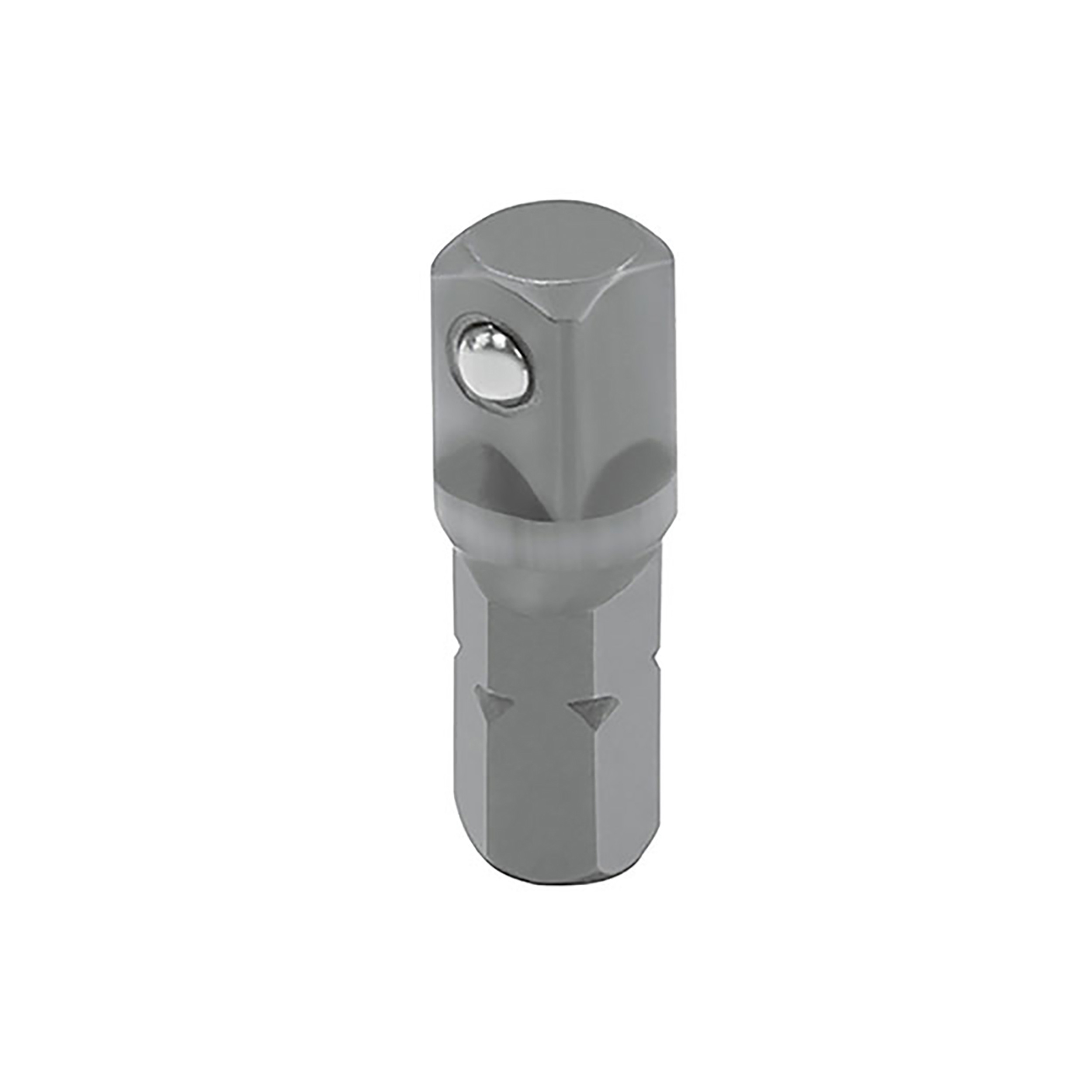 Adaptateur à cliquet pour embouts, 6,3 mm (1/4) - mâle 6,3 mm (1/4) - 30  mm