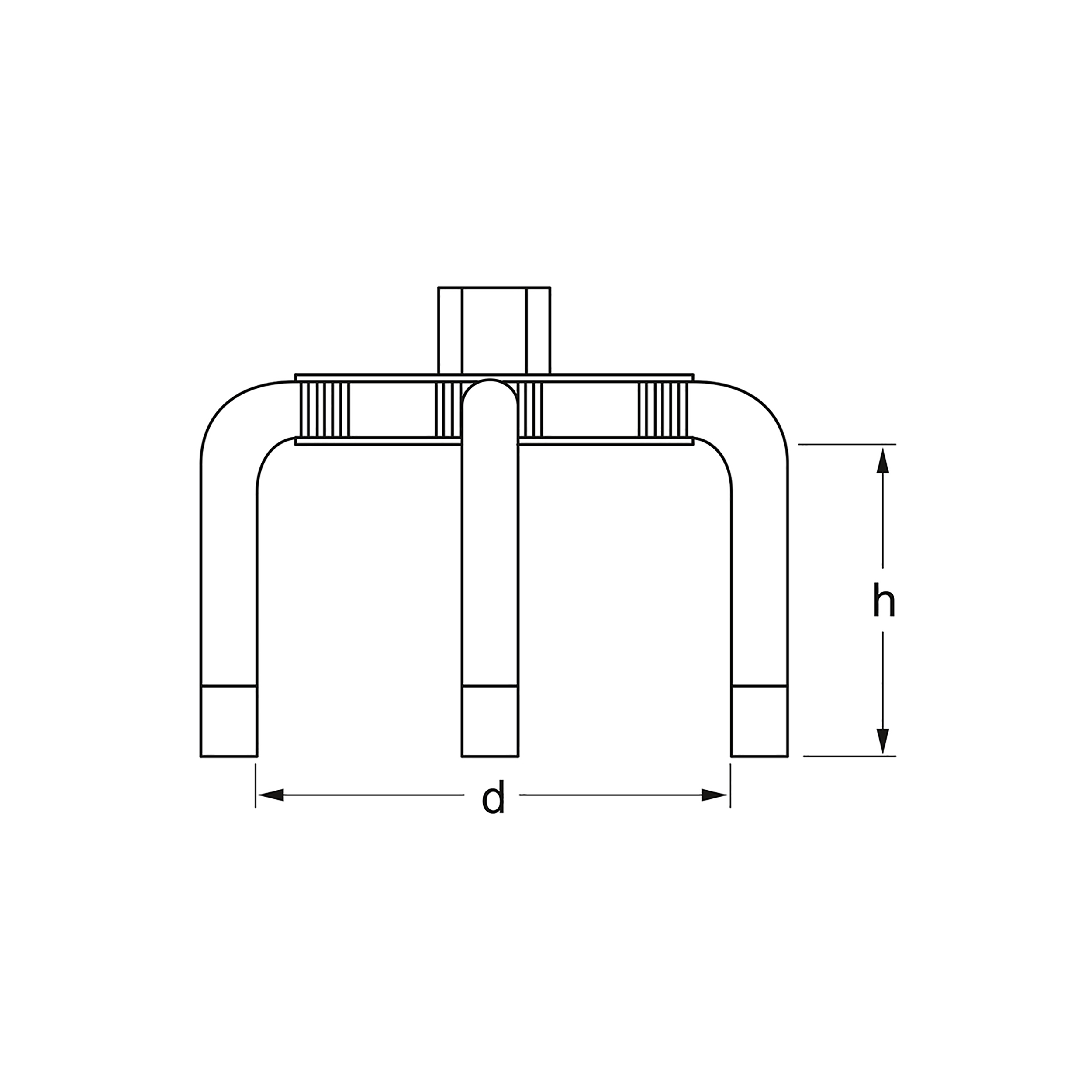 Ölfilter-Schlüssel, 10 mm (3/8"): 80-130 mm, MATADOR Art.-Code: 04280003