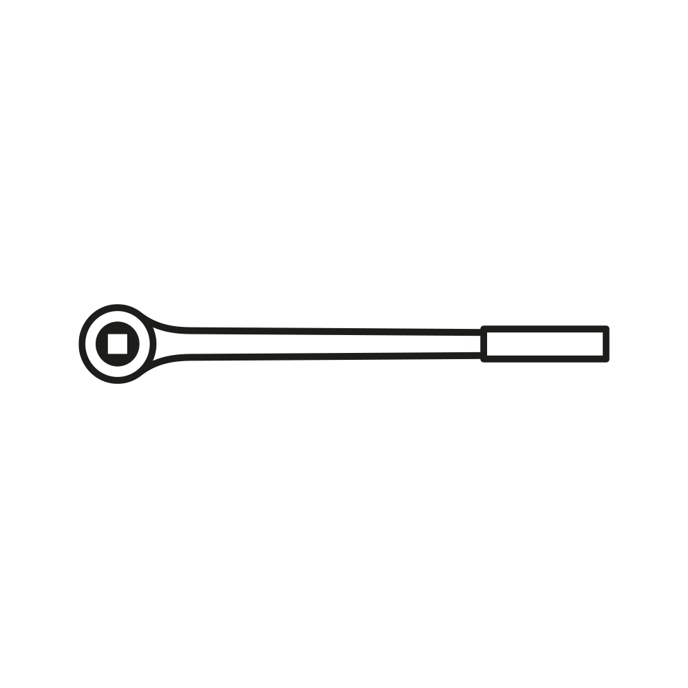 Fine-toothed Reversible Ratchet 20 mm (3/4"), MATADOR 50600001