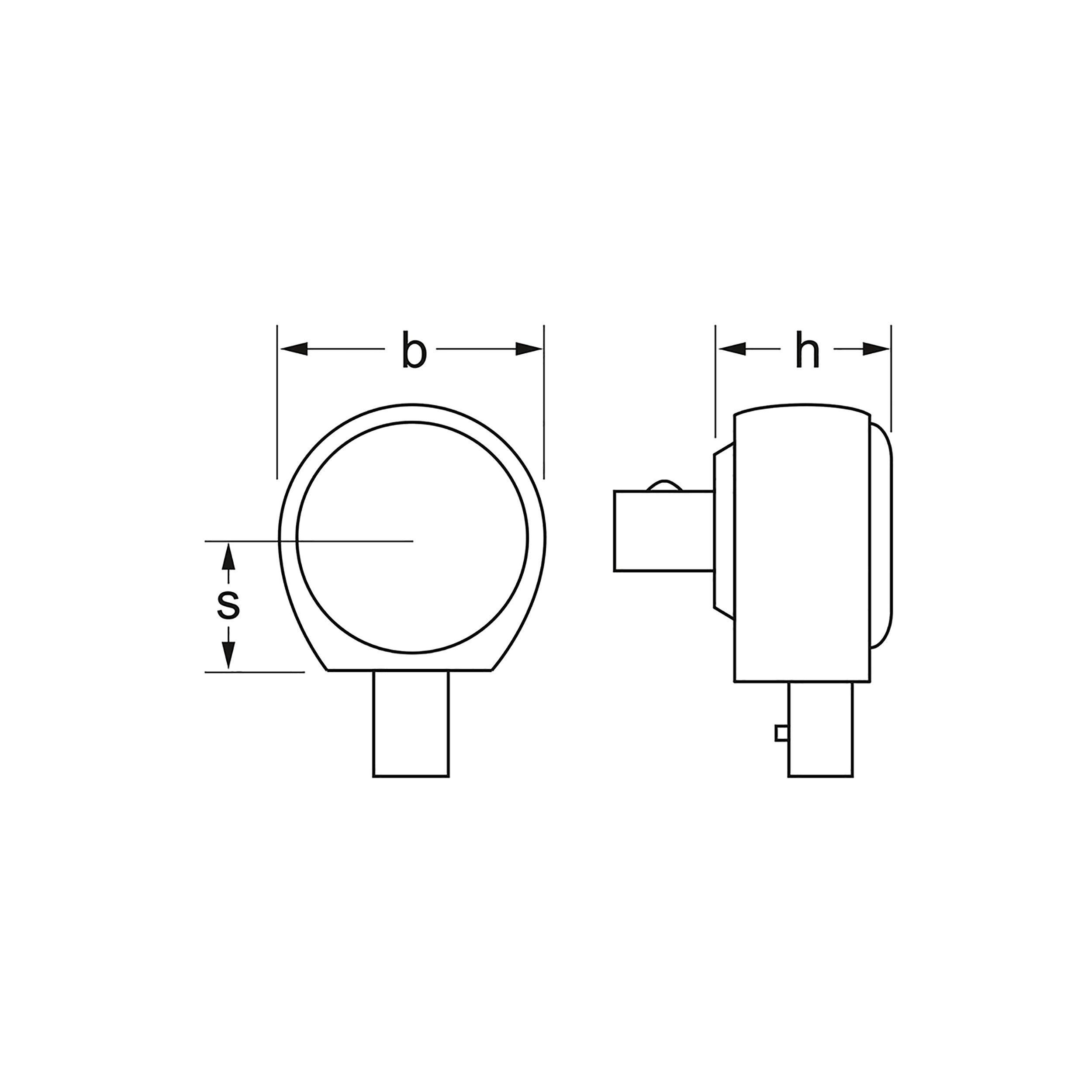 Einsteck-Umschaltknarre, 9x12 mm: 12,5 mm (1/2") , MATADOR Art.-Code: 61860003