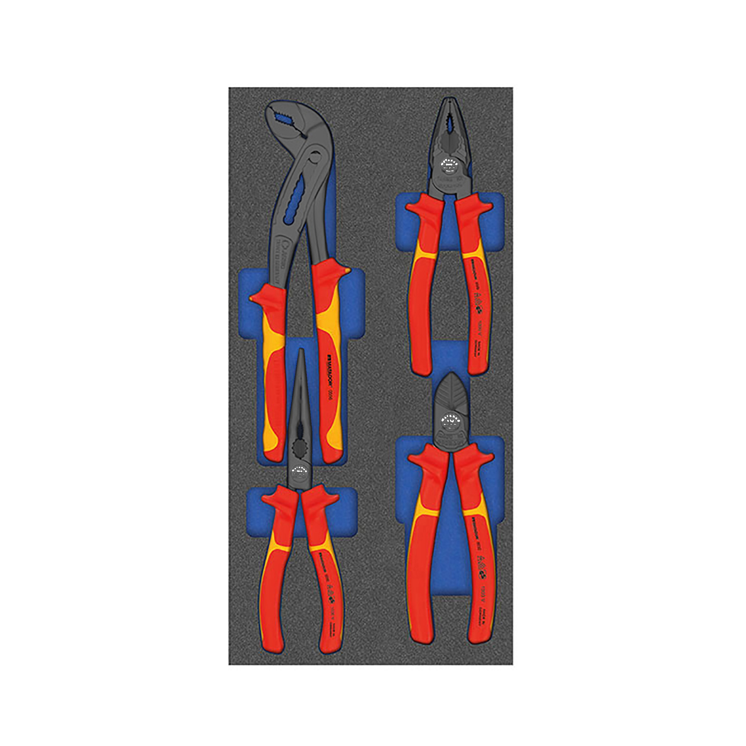 Szczypce MTS VDE (proste), 4 szt., (1/3), MATADOR kod artykułu: 81641502