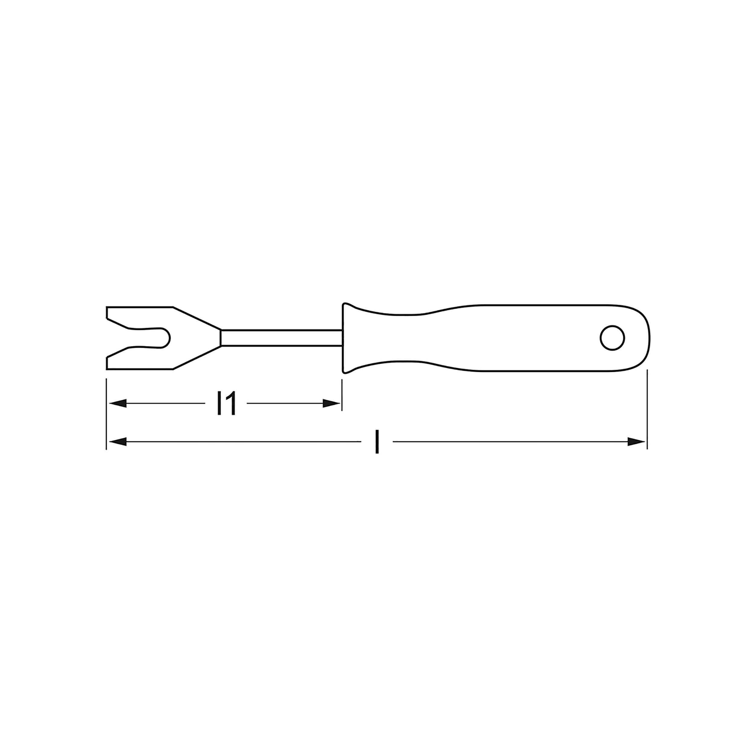 Türverkleidungs-Lösewerkzeug, 160 mm, MATADOR Art.-Code: 08420001