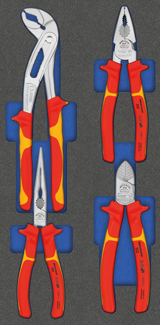 MTS module (1/3): VDE pliers set 4 pcs. MATADOR 8164