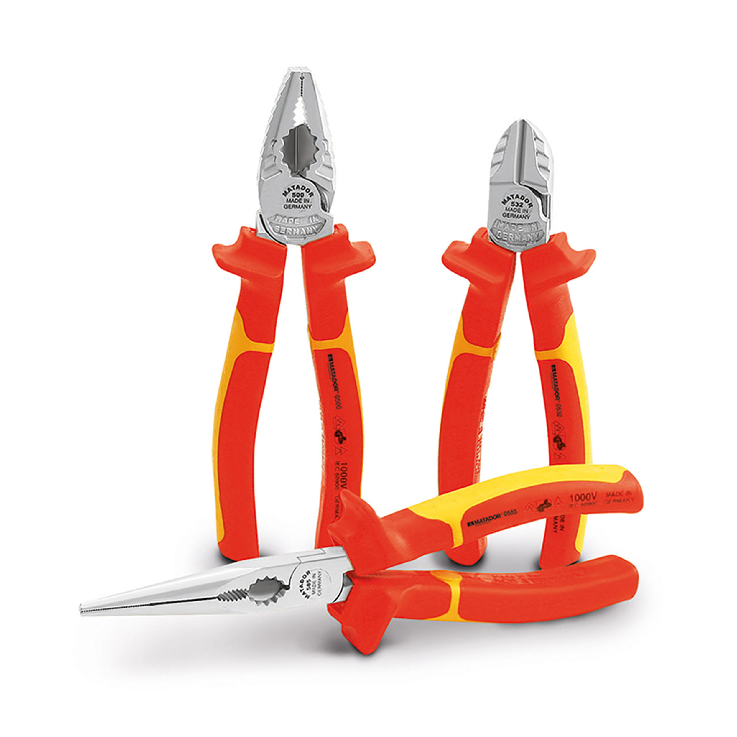 VDE pliers set, 3 pcs, MATADOR 0501