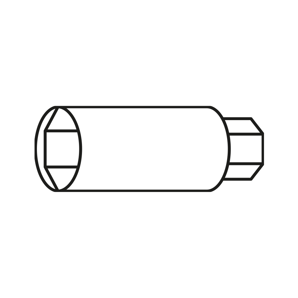 Steckschlüssel-Einsatz, 6-kt., lang, 12,5 mm (1/2"): 15 mm, MATADOR Art.-Code: 40810150