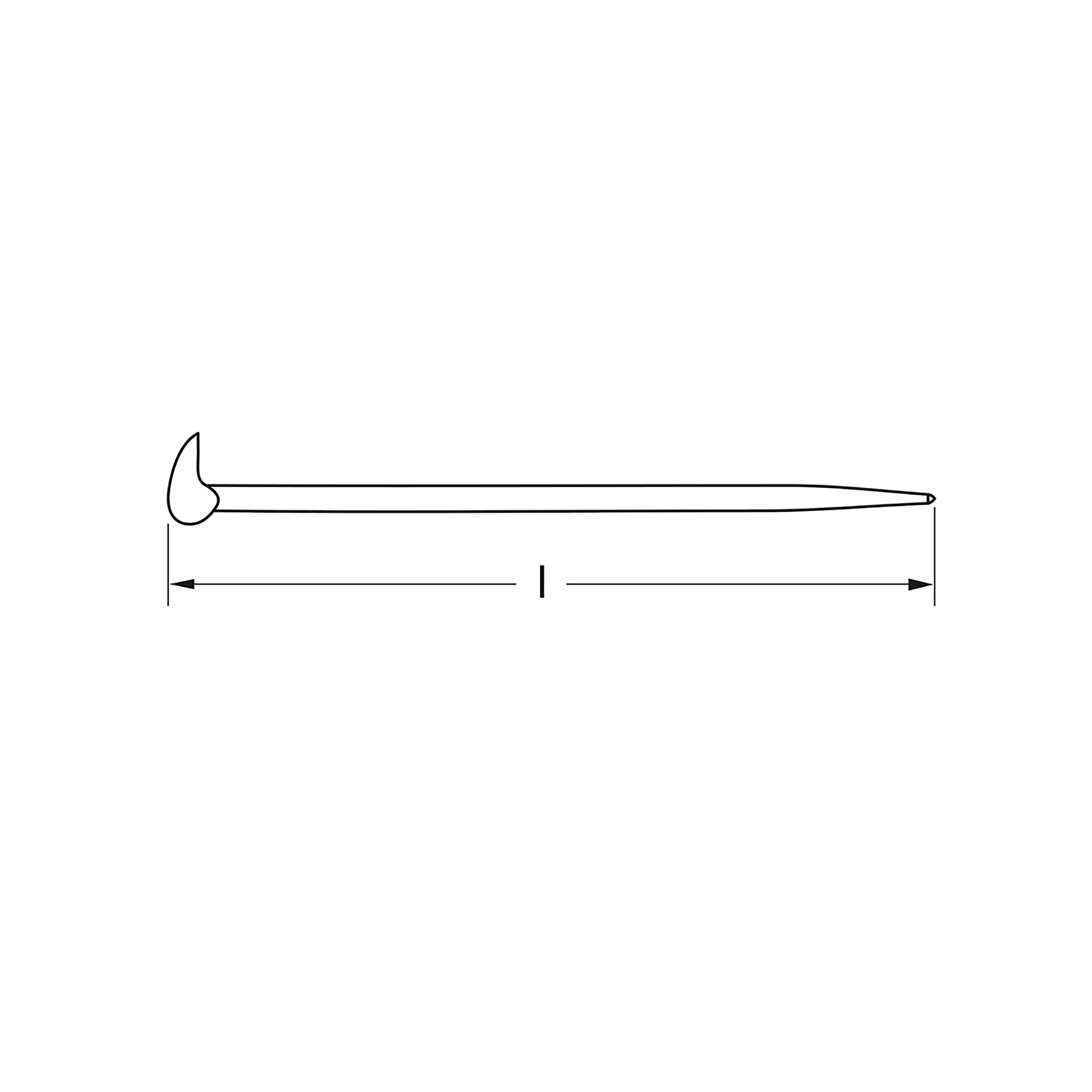 Rundkopf-Hebeleisen, 405 mm, MATADOR Art.-Code: 07580001