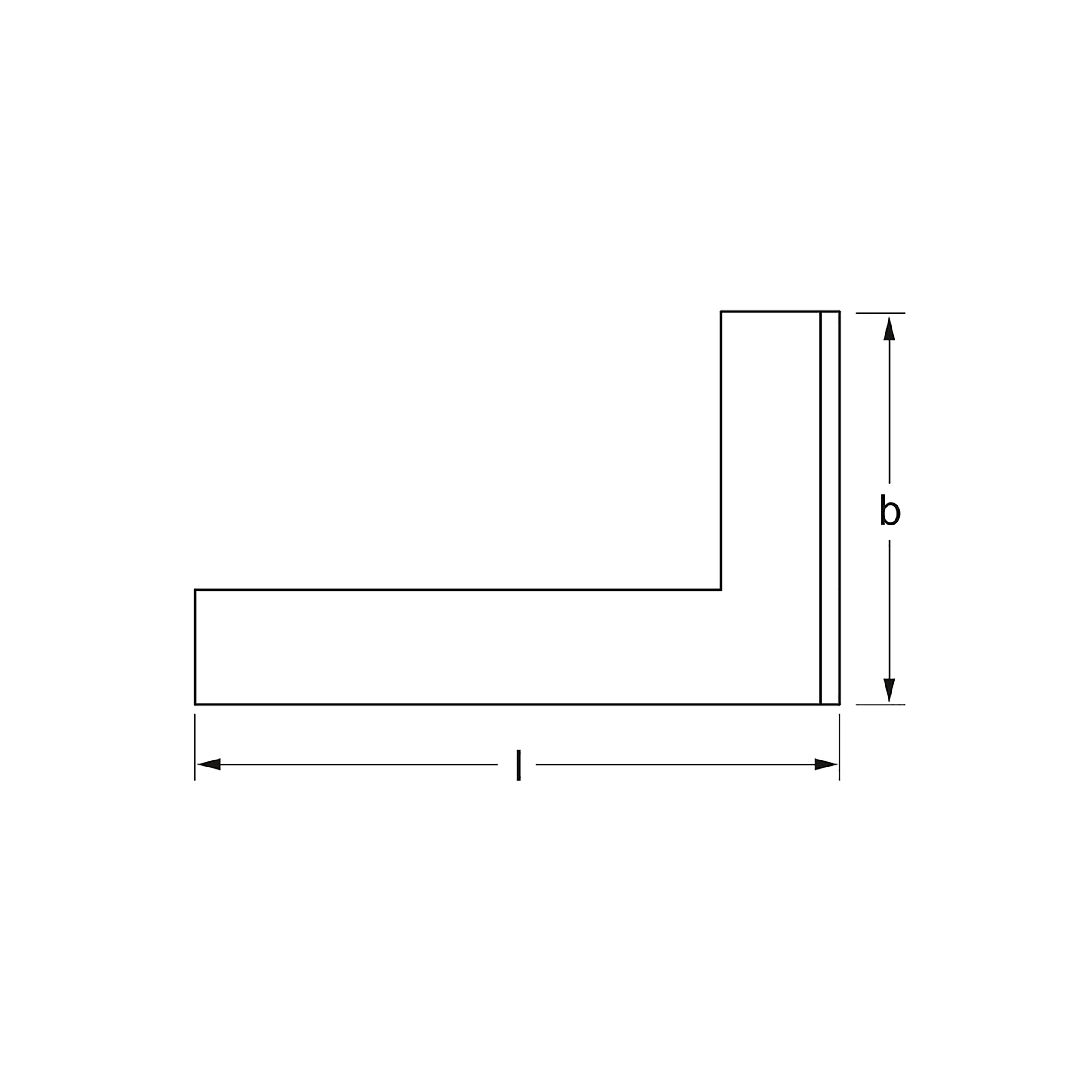 Werkstattwinkel, mit Anschlag, 100x70 mm, MATADOR Art.-Code: 07983110