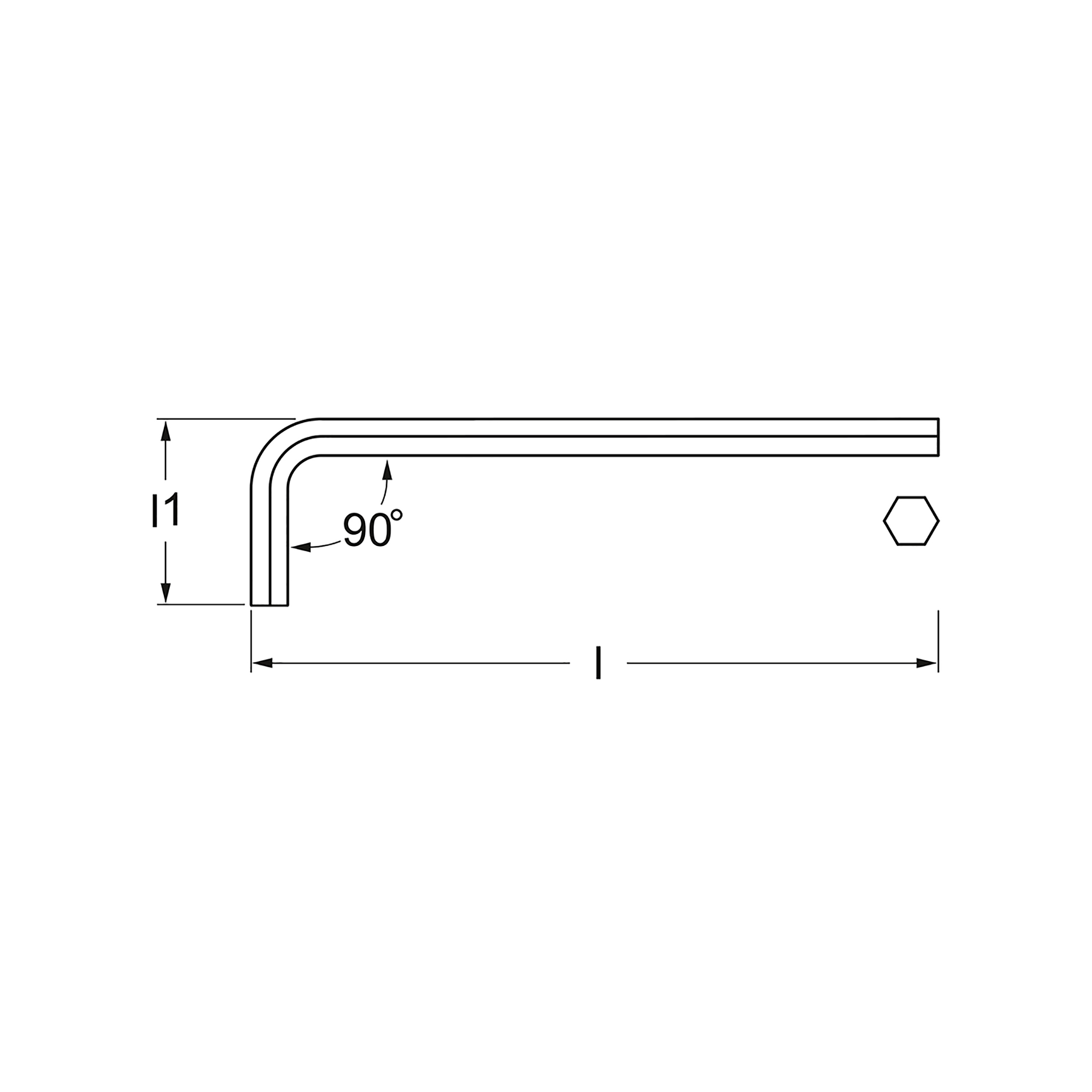 Winkelschraubendreher, lang, 19 mm, MATADOR Art.-Code: 04410190