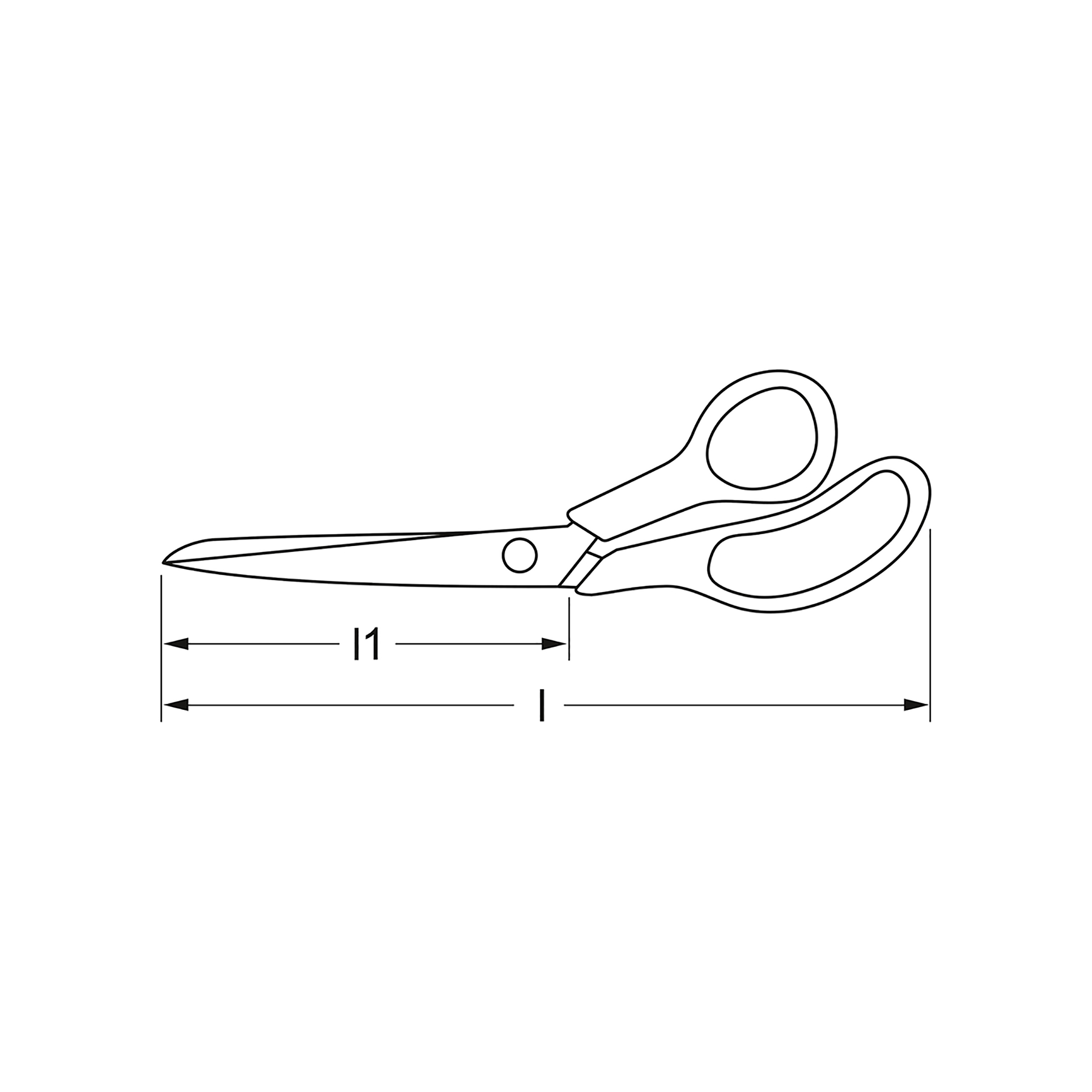 Household trade scissors, MATADOR item no. 07430001