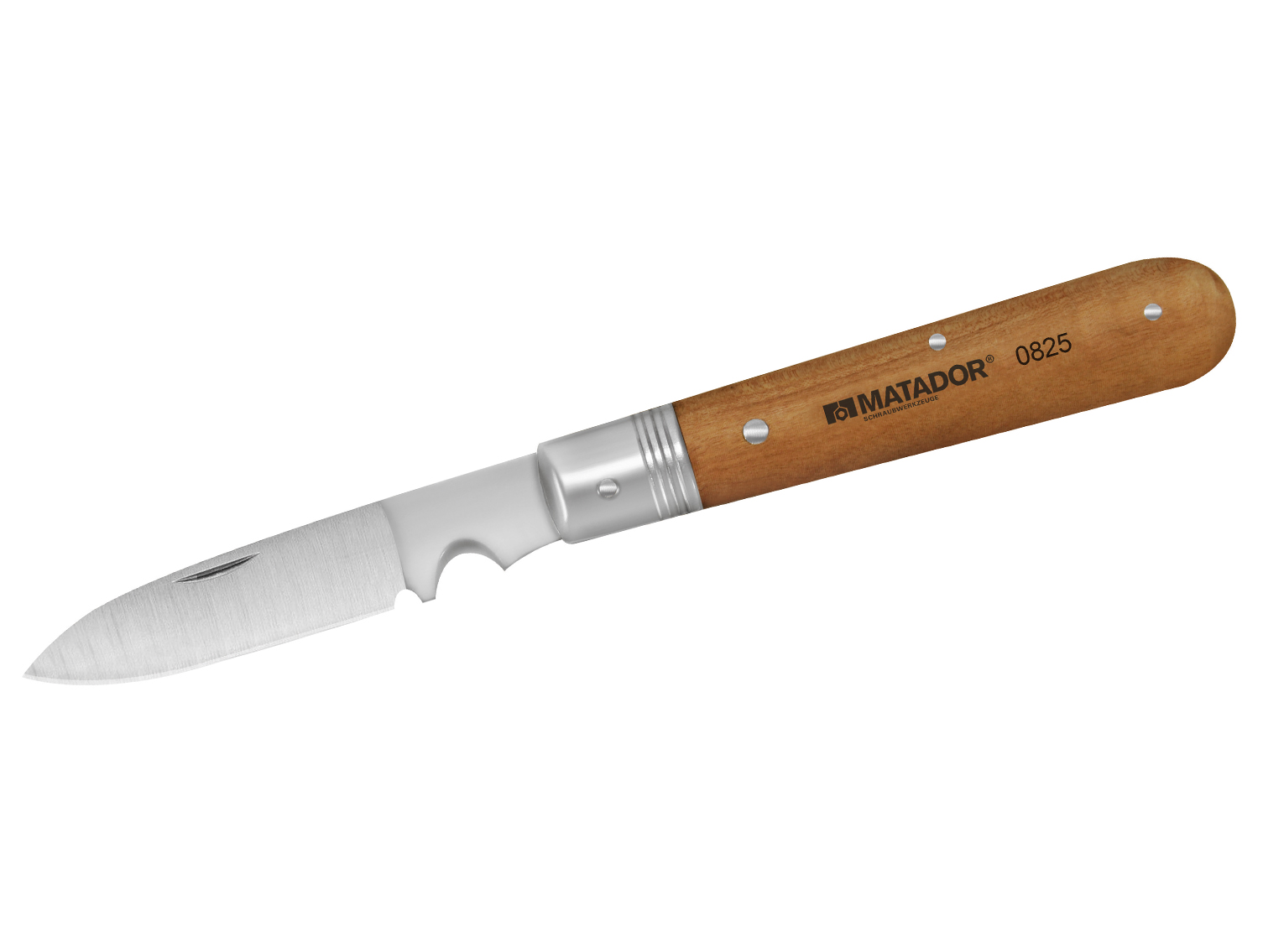 Quality Cable Knife with wooden handle, MATADOR 08250001