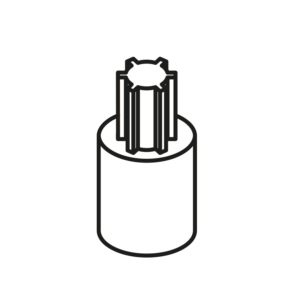 Schraubendreher-Einsatz, RIBE®, 12,5 mm (1/2"): M8x62 mm, MATADOR Art.-Code: 40800080