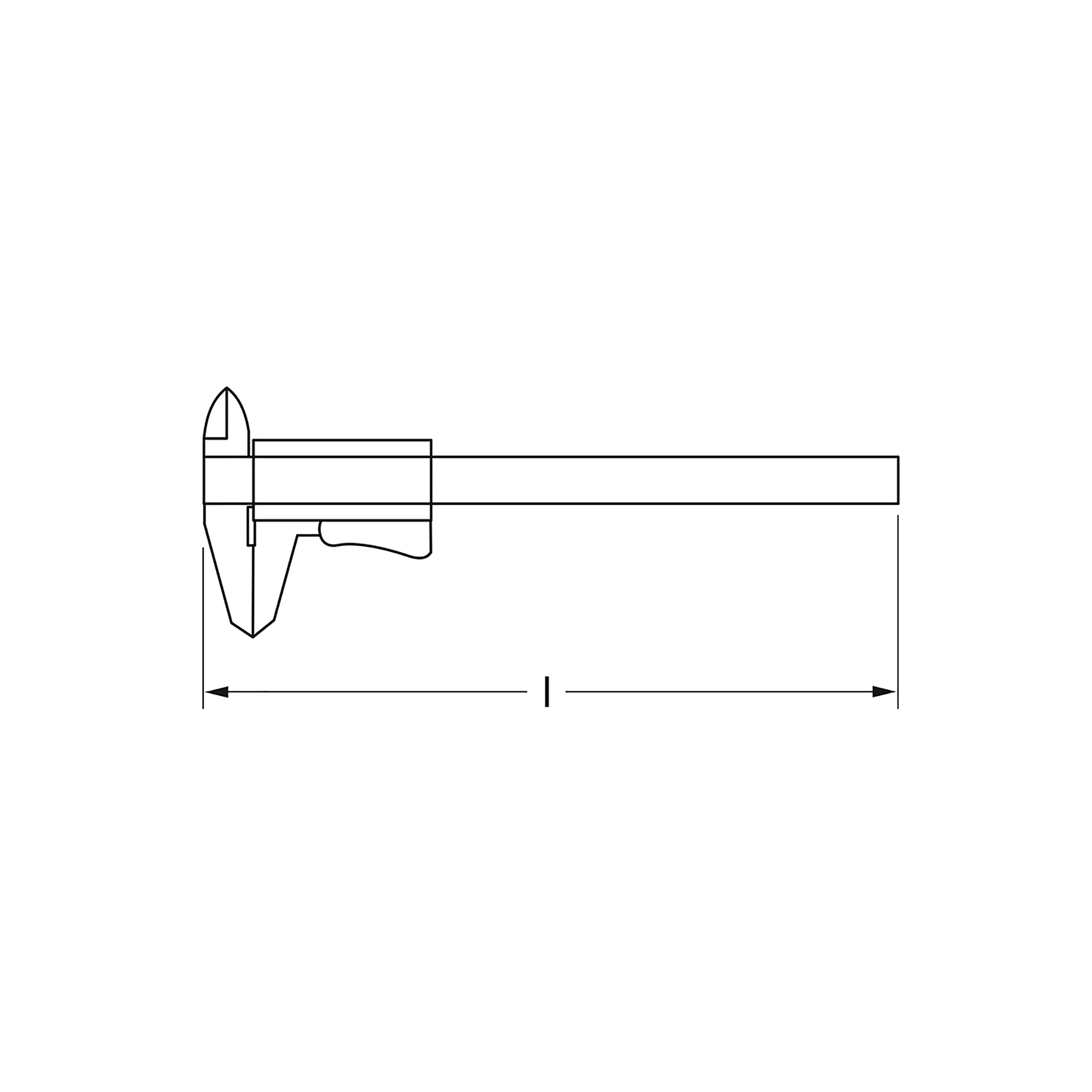 Taschenmessschieber, DIN 862, 150 mm, MATADOR Art.-Code: 07985015