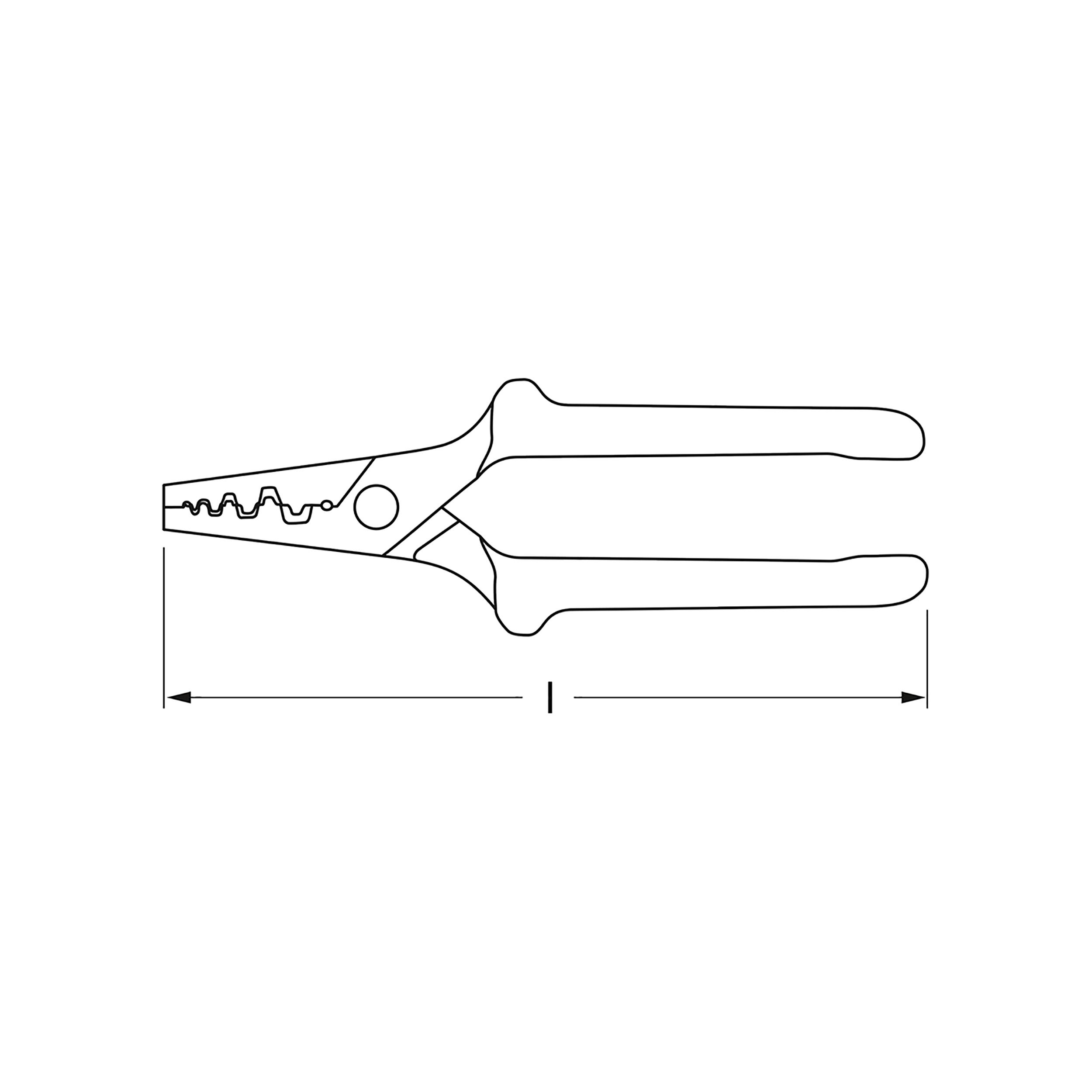 Aderendhülsen-Zange, 190 mm (7.1/2"), MATADOR Art.-Code: 05720010