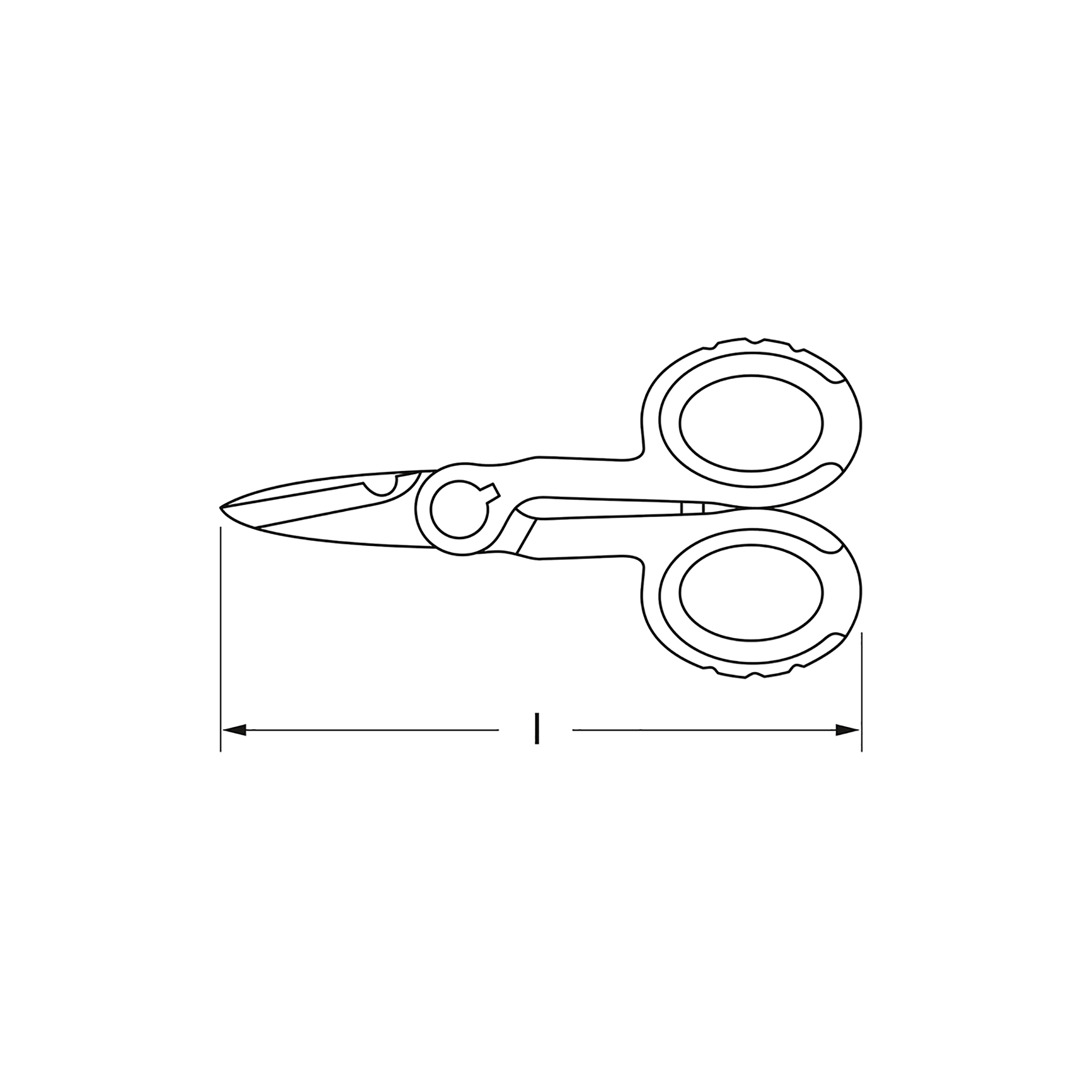 Elektrikerschere, isoliert, 140 mm, MATADOR Art.-Code: 07441001