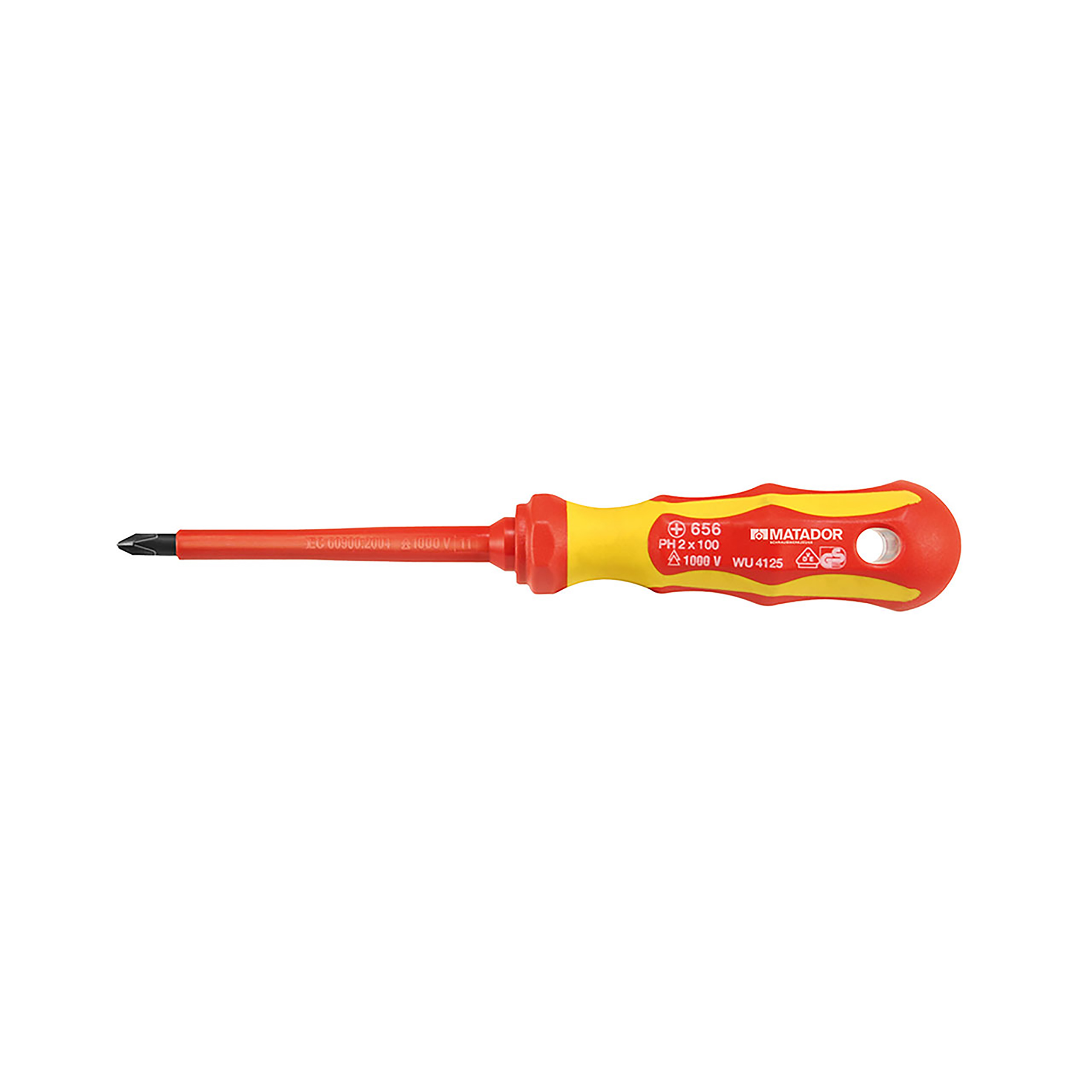 2C-Screwdriver VDE, PH 1x80 mm, MATADOR Item No.: 06560010