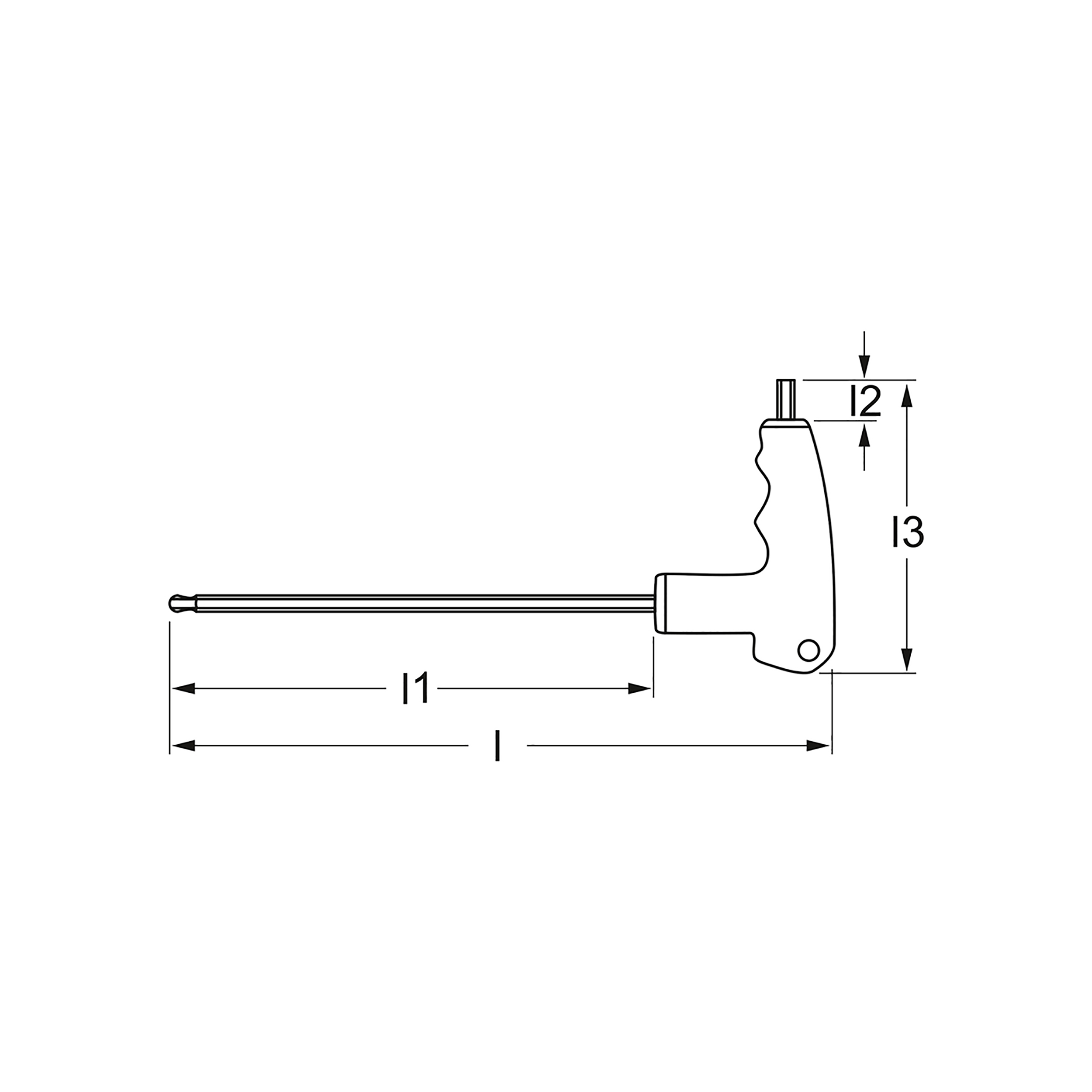 T-Griff-Winkelschraubendreher, 2 mm, MATADOR Art.-Code: 04450020