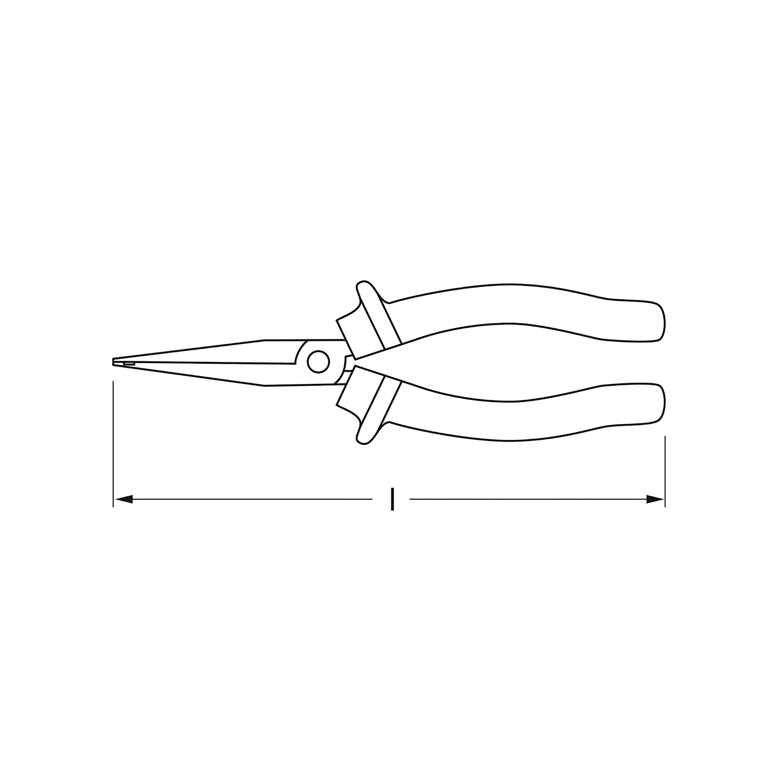 Spezial-Flachzange für Kappen, 160 mm (6.1/4"), MATADOR Art.-Code: 05850014