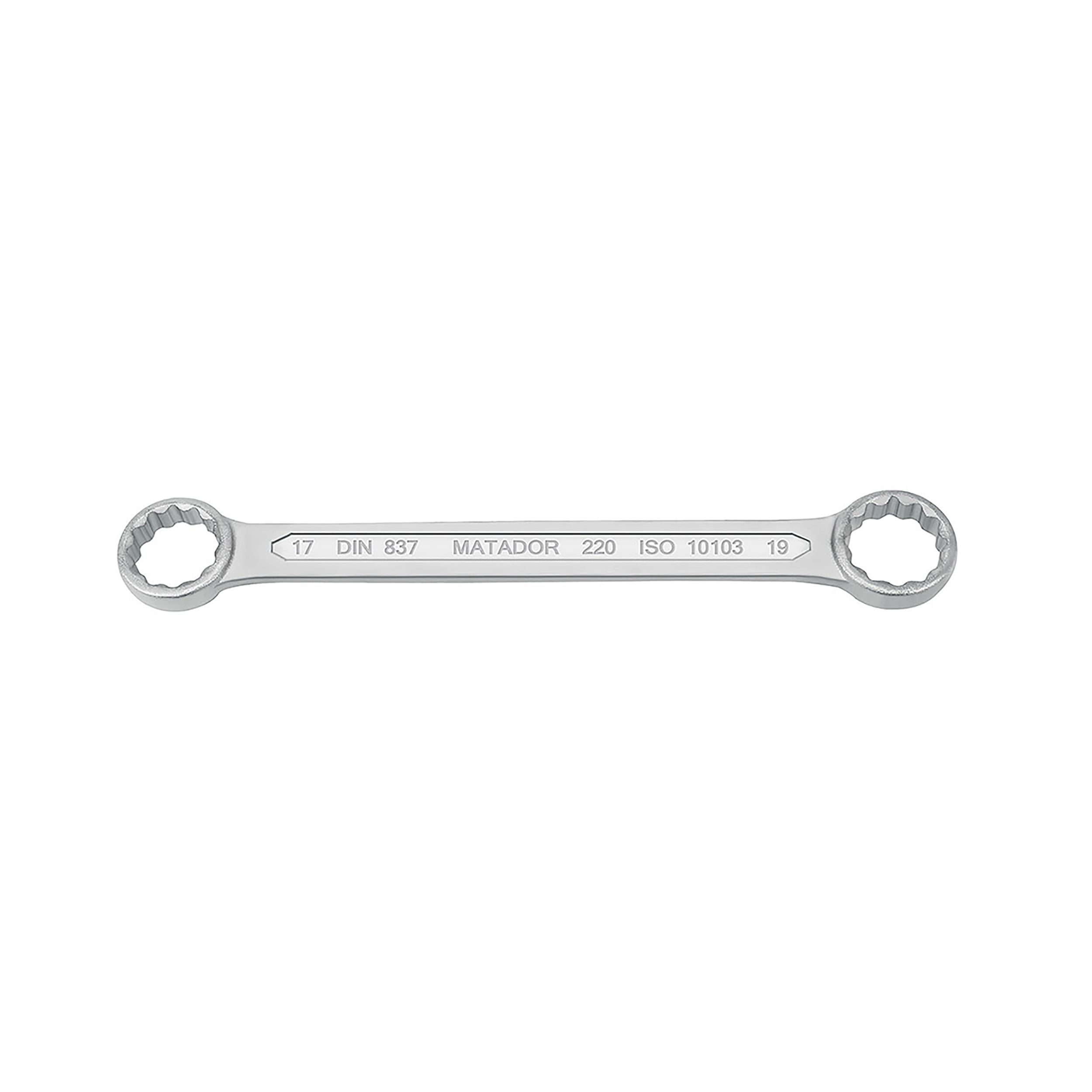 Double ring spanner, DIN 837, 20x22 mm, MATADOR Item No.: 02202022