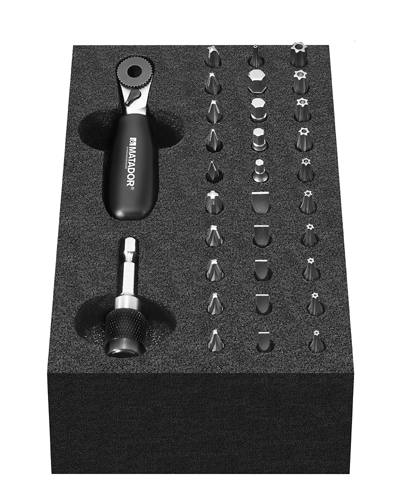 Cube L: ratchet bit set 32-pcs. 6.3 mm (1/4") MATADOR 81507052