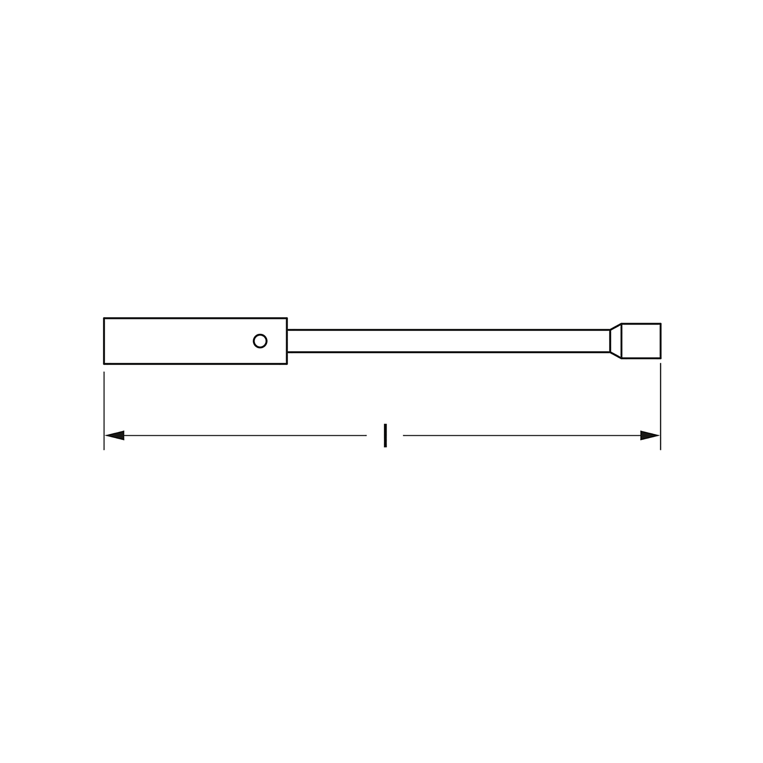 Zündkerzenschlüssel, extra lang, 3/8": 16 mm, MATADOR Art.-Code: 03670016