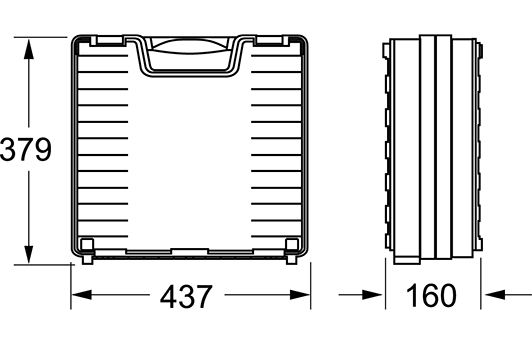 4152_Z02LtAgysKFa4bQ8J Außenmaße: 379 (h) x 437 (b) x 160 (t)