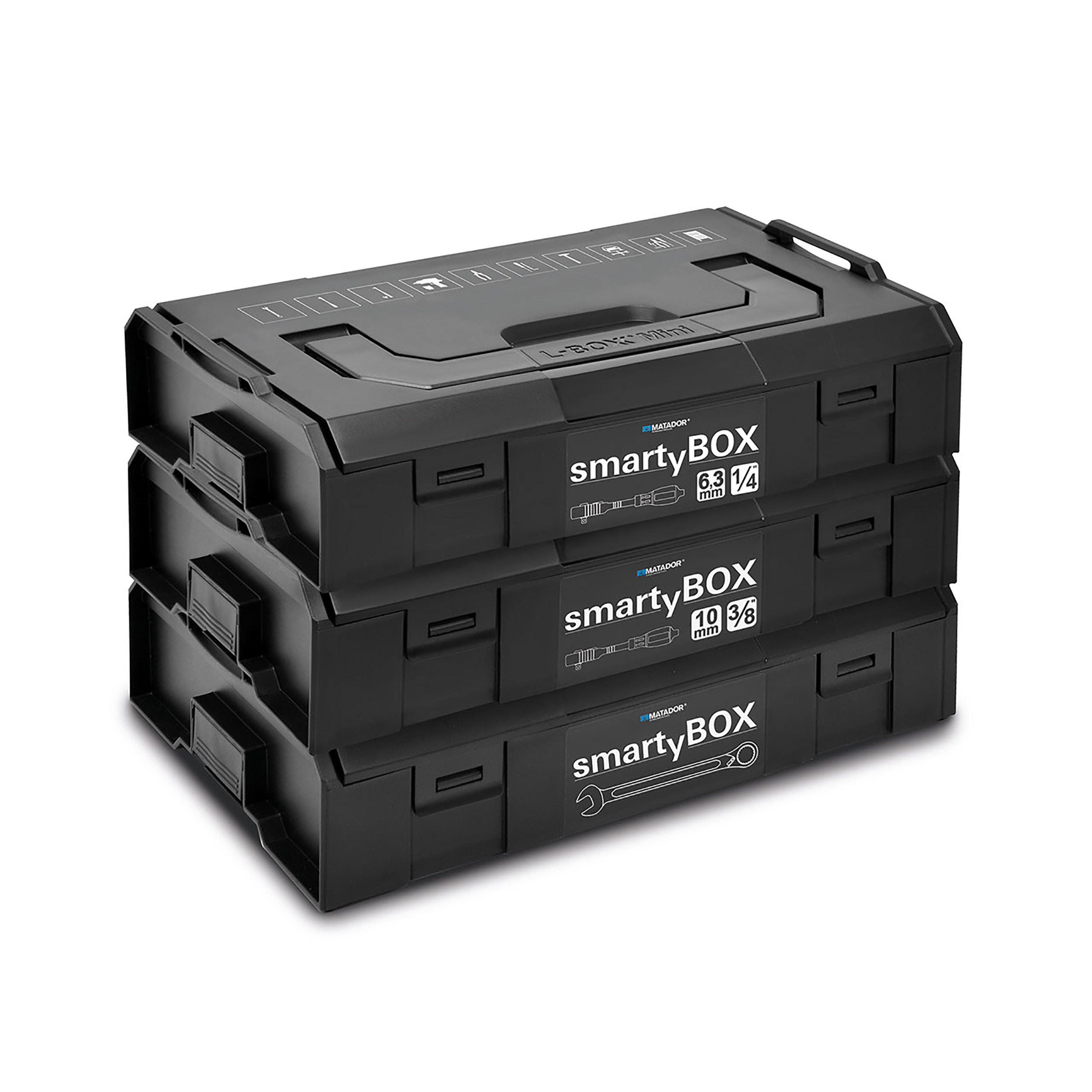 smartyBOX leer, schwarz, L-BOXX®-Mini, MATADOR Art.-Code: 81450020