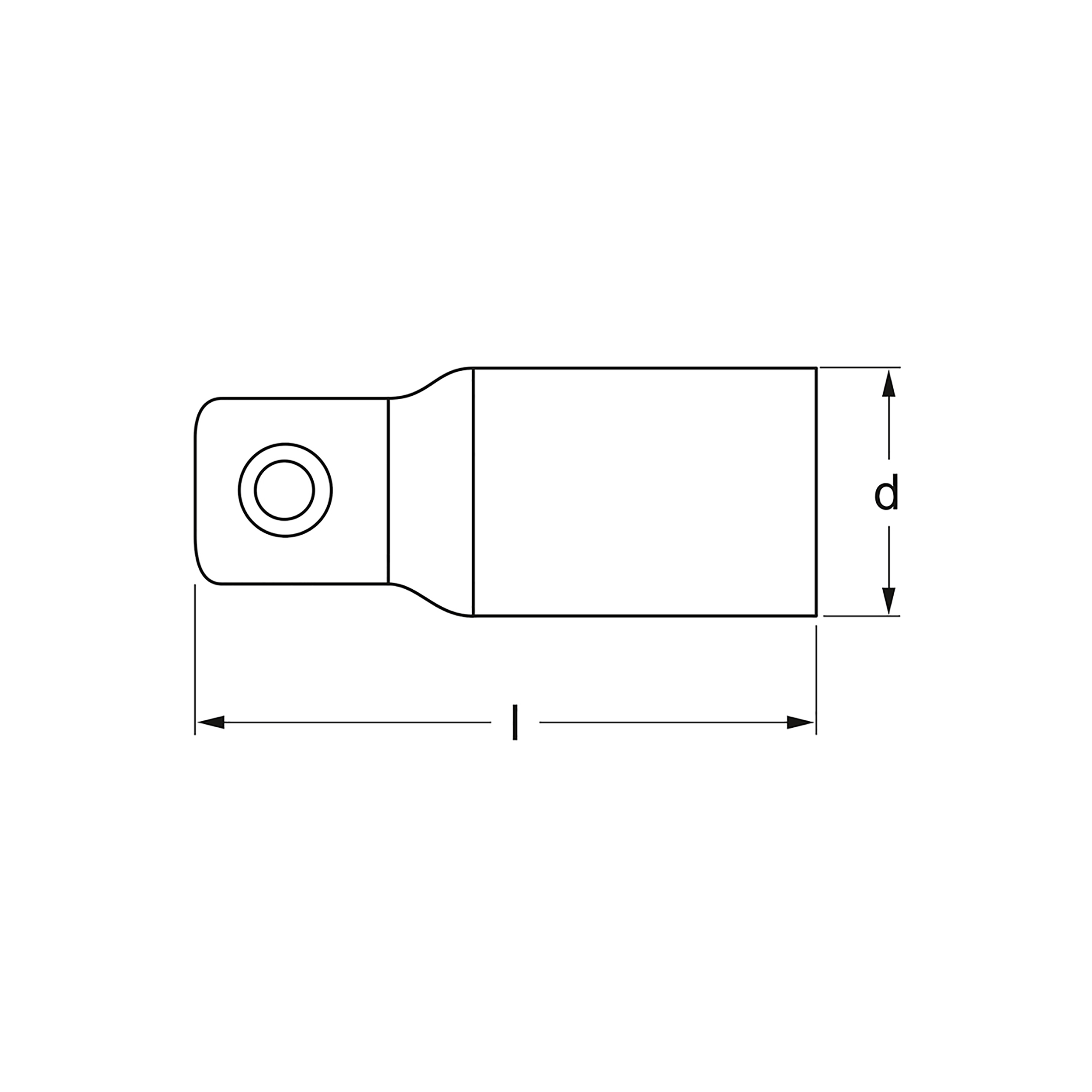 Vergrößerungsstück, F 20 mm (3/4")) x M 25 mm (1") , MATADOR Art.-Code: 50830001