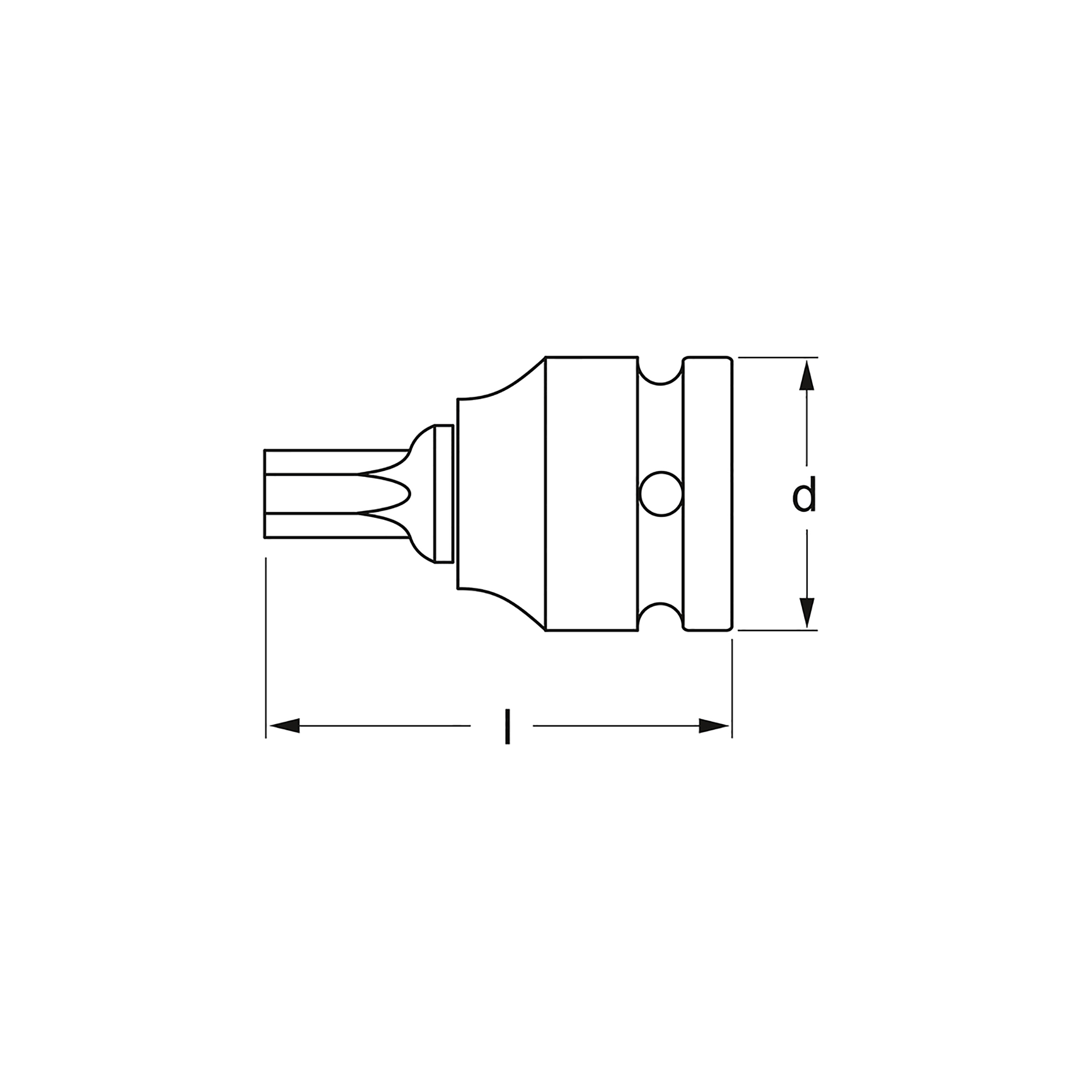 Kraft-Schraubendreher-Einsatz, TORX®, 20 mm (3/4"): TX 90, MATADOR Art.-Code: 75920900
