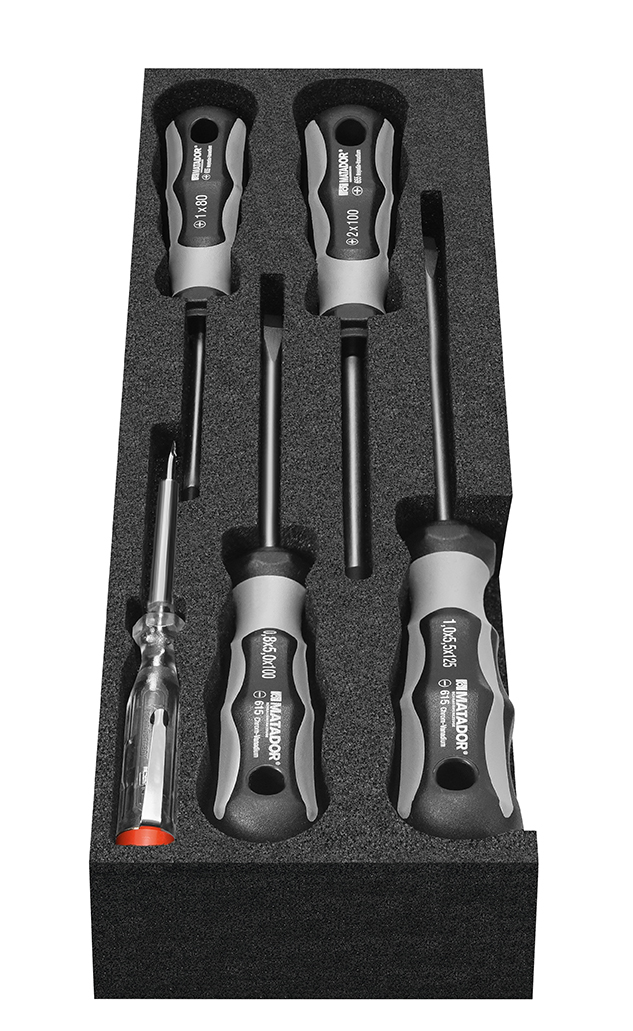 Cube XL: Screwdriver set 5 pcs, MATADOR 81500680