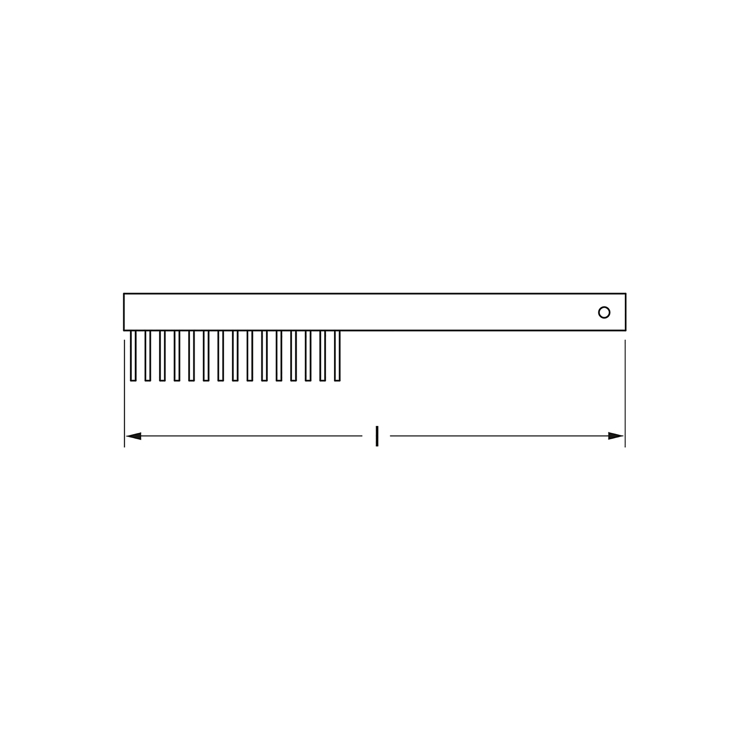 Steel wire brush, MATADOR 07820001