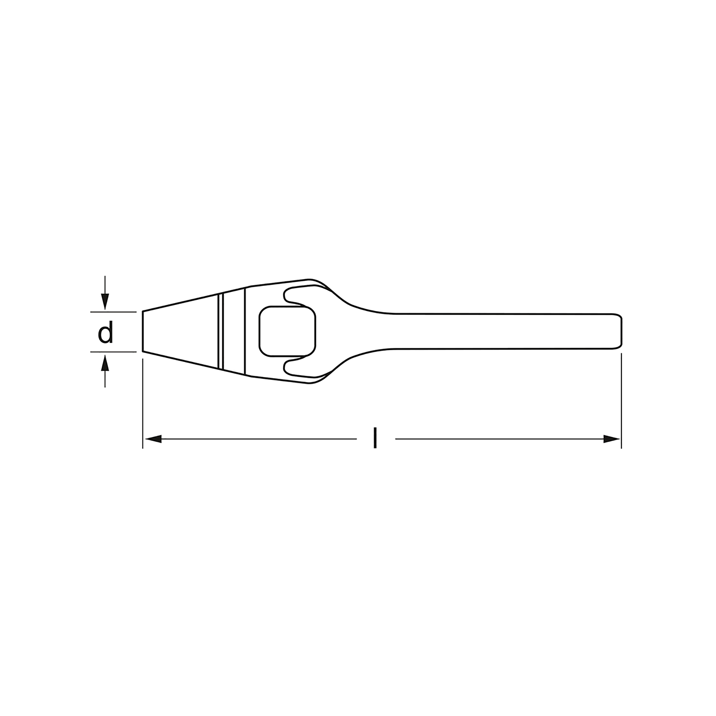 Henkellocheisen, DIN 7200 A, 18 mm, MATADOR Art.-Code: 07130180