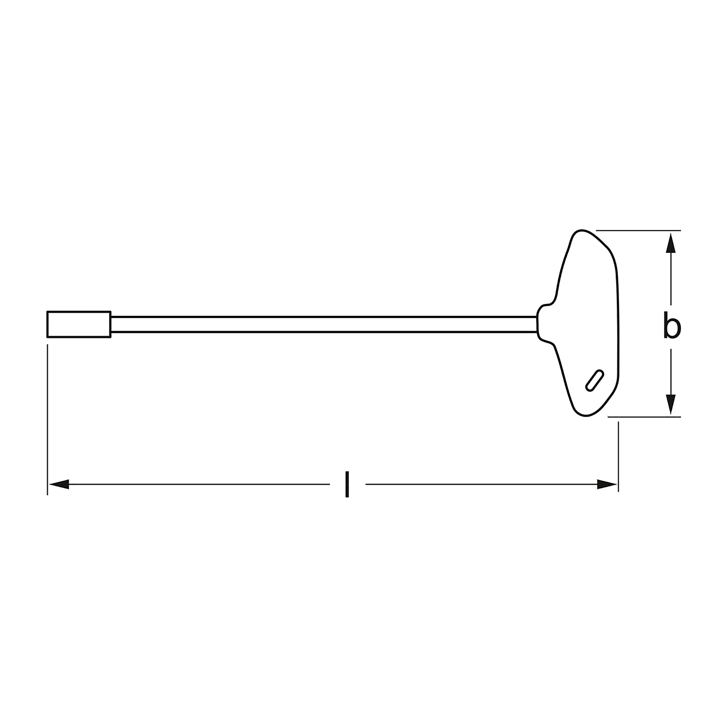 T-Griff-6-kt.-Steckschlüssel, 14x230 mm, MATADOR Art.-Code: 06710140